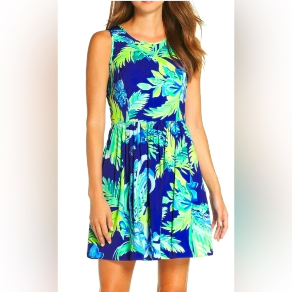 Lilly Pulitzer Kassia Nest to Nothing Mini Flare Dress in
Twilight Blue Size 2